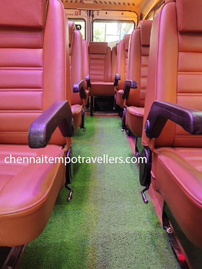 14 Seater Tempo Traveller Seats