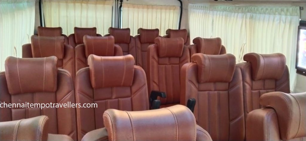 16 Seater Tempo Traveller Seats